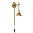 Tamlin Wall Light Fixture Vintage Brass - Nathan James  Articulating 