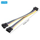 15cm 1 To 2 Argb Splitter Cable  2 Pcs Pwm Fans Rgb Extension Power Cord With   
