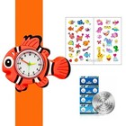 Kids Cartoon Slap Bracelet Watch For Boys And Girls     Fun Toy Gift For Children