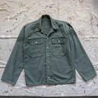 Vintage 1950s Us Army Og-107 Utility Shirt Men   s Small 13 Star Buttons