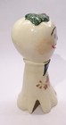 Unique Vintage Adrian Pottery Anthropomorphic Pie Bird Vent funnel     Gold Trim