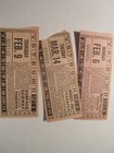 Lot Of 8 - Philadelphia Transit Transfer Tickets Vintage Train Subway