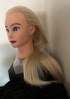 Hair Mannequin Head With Realistic Faux Hair For Hairdressing Training Salons