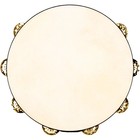 Meinl Vintage Goat Skin Wood Tambourine 2 Row Walnut Brown 10 Inch