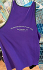 Guinea Pig Sanctuary Purple Tank Top Size Medium Cotton Paw Prints Fruit Ot Loom