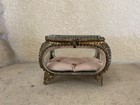 1800s Antique French Jewelry Casket   Trinket Box 