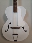 Vintage Harmony Silvertone White Archtop Acoustic Guitar-wall Art-not A Player 