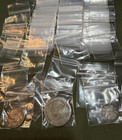 25 Clear Zip Seal Poly Bags For Jewelry  Coins    Small Items - 2  X 1 5 