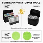 72 Colors Alcohol Markers Set  Double Tipped Craft Markers For Fine   Chisel