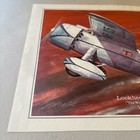 Vtg Jerome Biederman Aviation Print  1931 Lockheed-vega The Winnie Mae Airplane
