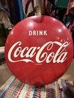 Vintage Nos Coca-cola Coke Bottle Pilaster Sign 36  X 18  Soda Cola Gas Oil 24  