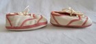 Vintage Baby Shoes Gertrude s Usa Size 1 Soft Sole Tennis Shoes Rose Pink 
