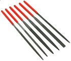 6pc 5 5  Tempered Hardened Steel Needle File Set 3mm X 140mm Fine Cut Metal Use
