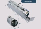 Genuine Oem Samsung Dc97-14486a Dryer Heating Element Assembly Dve50r5400w