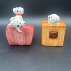 Disney Vintage 101 Dalmatians Salt   Pepper Shakers Made In Taiwan Read Details