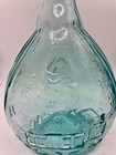 Jenny Lind Fislerville Amber Swirl  Pontil Calabash Bottle Pos Cleveanger 100yrs
