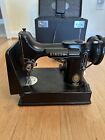 Singer 221 Featherweight Sewing Machine 1954  With Accessories  One Owner 