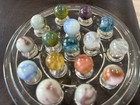 Lot Of 80  Glass Marbles W  18 Shooters Swirls Cat   s Eye Mix Vintage