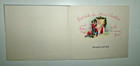 Vtg Christmas Card Family Gathers Colorful Branches For Inside Decor By Chilton