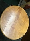 Vintage Toledo Stool Uhl W wood Top Steel Industrial Metal Drafting 27   Nice 