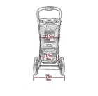 Pet Gear No-zip Pet Stroller 3 Wheel Dog Cat Jogger Stroller  1922u G1