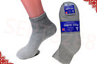 Mens 3 6 12 Pairs Diabetic Ankle Quarter Circulatory Socks Health Cotton Color 