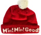 Campbells Soup Vintage Hat 3 Knit Stocking Cap Red Rare Warhol 70s Retro Pom