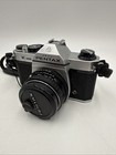 Pentax K1000 35mm Slr Camera Bundle Bellows Slide Copier Case Untested Vintage