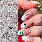 3d Self-adhesive Nail Decals - Christmas   Xmas Nail Designs - Xmas Design1