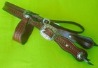 New Super Quality Allegany Mountain Jeremiah Watt Wide Heart Tooled Headstall