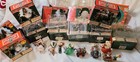 Lot Of 12 Vintage Coca Cola  Coke Bottle Works Collection Ornaments Santa