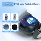 10pcs 91331 91332 Plastic Tape Compatible Dymo Letratag Label Maker Lt-100h