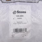 Stens 105-254 Muffler 4-3 4  Pipe Length 1  Thread For Briggs   Stratton 391569s