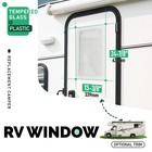 Tempered Glass Entry Door Clear Window For Universal Rv  Trailer  Motorhome