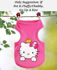 Dog Puppy Cat Pet Vest Clothes Apparel Kitty Cartoon Fleece Blanket Us Seller