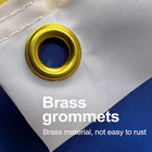 Pennsylvania State Flag 3x5ft Printed Brass Grommets 100d Quality Polyester