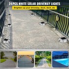 Driveway Lights  Solar Driveway Lights 24-pack  Dock Lights With Switch In White