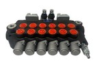 Hydraulic Backhoe Directional Control Valve W  2 Joysticks  6 Spool Jyp80-2-4 6