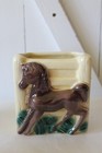 Vintage Royal Copley Vase Prancing Horse Mid Century Horse pony Planter 1950 s