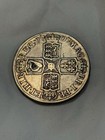 1707 Half Crown Coin Queen Ann  925 Sterling Silver British Coin