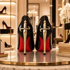 2026 Early Spring New High Heels Women s Fine Heels Pointed Metal Swords Sexy