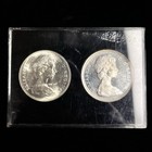 1966   1967  1 Canada Silver Dollars 66 Canoe   67 Flying Goose  Two Coin Holder