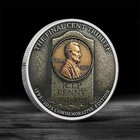 The Last Penny 1793   2025 Lincoln Cent Final Issue Silver Plated Coin  not 3d 