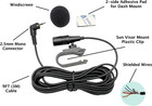 Car Stereo Radio Mic Handsfree Microphone Replacement For Pioneer - 2 5mm