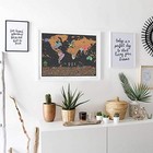 Scratch Off World Map Poster     Deluxe Travel Map  Scratch Off Map Of The World 