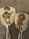 Vintage Vanity Set Brush Mirror