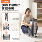 Baby Travel Crib And Play Yard  Folding Baby Playpen With Soft Mattress Pad  Por