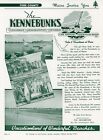 1941 Kennebunk Maine Vintage Travel Ad Kennebunkport Beach Cape Porpoise