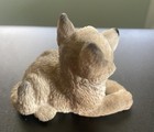 Wolf Cub Cattle Dog Shepard Figurine Stone Puppy 3 25   
