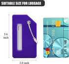 7 Pack Silicone Luggage Tag Baggage Handbag Travel Suitcase Tags With Name Id